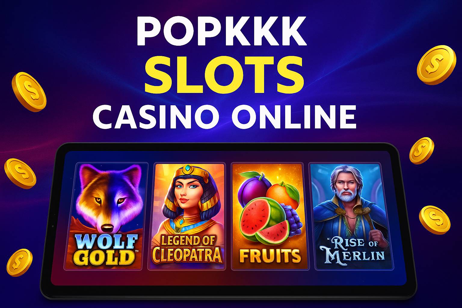 Jogos de Slot no Casino Online POPKKK