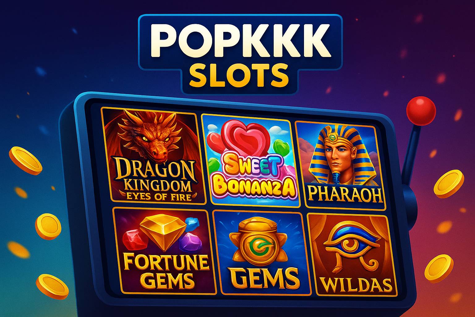 Explore o mundo das slot machines no POPKKK Casino